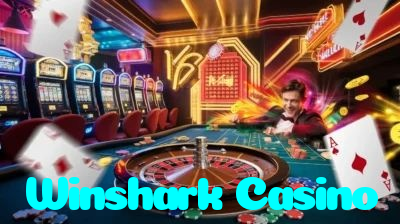 Winshark Casino casino presented on mobile device in Pakistan with slots and live games